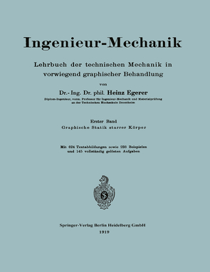 Ingenieur-Mechanik von Egerer,  Heinz