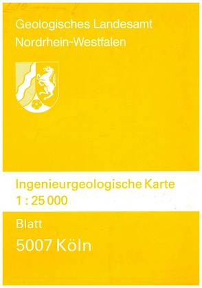 Ingenieurgeologische Karten. 1:25000 / Köln von Heuser,  Heinrich, Thielmann,  Gabriele