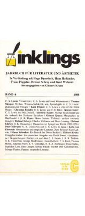 Inklings-Jahrbuch für Literatur und Ästhetik von Dyserinck,  Hugo, Kranz,  Gisbert, Pöggeler,  Franz, Schrey,  Helmut, Wolandt,  Gerd