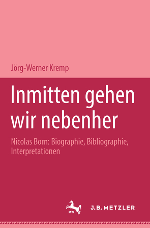 Inmitten gehen wir nebenher von Kremp,  Jörg-Werner