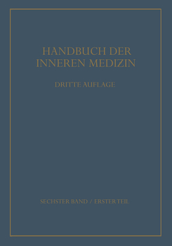 Innere Sekretion Fettsucht und Magersucht Knochen · Gelenke · Muskeln Erkrankungen aus physikalischen Ursachen von Assmann,  H., Benzinger,  Th., Bergmann,  G.v., Glatzel,  E., Hässler,  NA, Lucke,  H., Marx,  H., Salle,  V., Staehlin,  R.