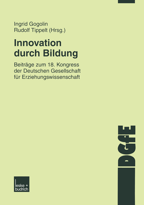 Innovation durch Bildung von Gogolin,  Ingrid, Tippelt,  Rudolf