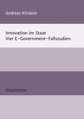 Innovation im Staat von Kirstein,  Andreas