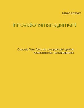 Innovationsmanagement von Embert,  Maren