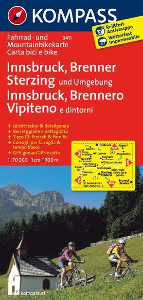 Innsbruck – Brenner – Sterzing von KOMPASS-Karten GmbH