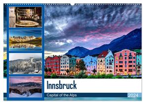 Innsbruck – Capital of the Alps (Wandkalender 2024 DIN A2 quer), CALVENDO Monatskalender von Jovanovic,  Danijel