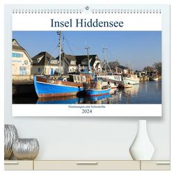 Insel Hiddensee – Stimmungen und Sehnsüchte (hochwertiger Premium Wandkalender 2024 DIN A2 quer), Kunstdruck in Hochglanz von Anders,  Holm