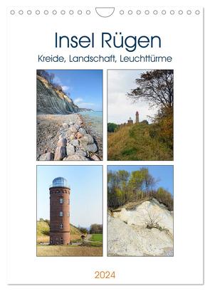 Insel Rügen – Kreide, Landschaft, Leuchttürme (Wandkalender 2024 DIN A4 hoch), CALVENDO Monatskalender von Frost,  Anja