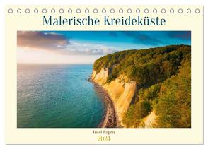 Insel Rügen – Malerische Kreideküste (Tischkalender 2024 DIN A5 quer), CALVENDO Monatskalender von Wasilewski,  Martin