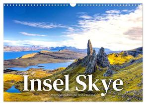 Insel Skye – Atemberaubende Naturkulisse (Wandkalender 2024 DIN A3 quer), CALVENDO Monatskalender von Monkey,  Happy