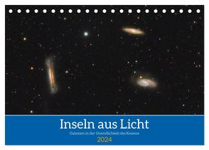 Inseln aus Licht (Tischkalender 2024 DIN A5 quer), CALVENDO Monatskalender von Becher,  Harald