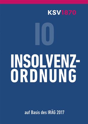 Insolvenzordnung von Kreditschutzverband von 1870