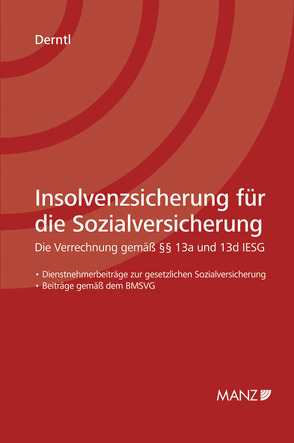 Insolvenzsicherung für die Sozialversicherung von Derntl,  Johannes