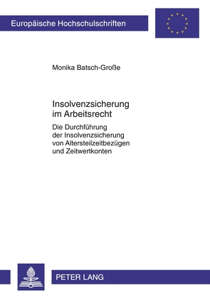 Insolvenzsicherung im Arbeitsrecht von Dr. Münch Treuhand GmbH