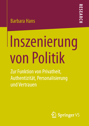 Inszenierung von Politik von Hans,  Barbara