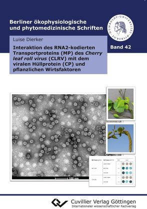 Interaktion des RNA2-kodierten Transportproteins (MP) des Cherry leaf roll virus (CLRV) mit dem viralen Hüllprotein (CP) und pflanzlichen Wirtsfaktoren von Dierker,  Luise