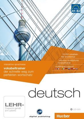 interaktive sprachreise vokabeltrainer deutsch von Hueber Verlag GmbH & Co. KG