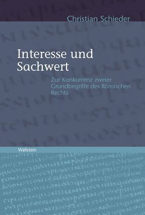 Interesse und Sachwert von Schieder,  Christian