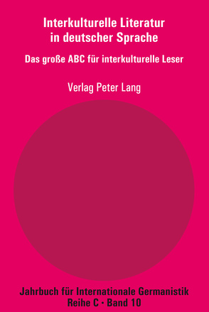 Interkulturelle Literatur in deutscher Sprache von Chiellino,  Carmine