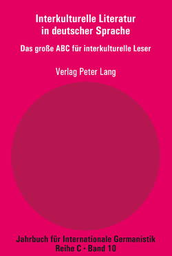 Interkulturelle Literatur in deutscher Sprache von Chiellino,  Carmine