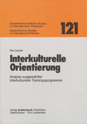 Interkulturelle Orientierung von Dadder,  Rita