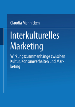 Interkulturelles Marketing von Mennicken,  Claudia