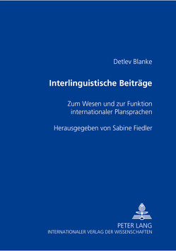 Interlinguistische Beiträge von Fiedler,  Sabine