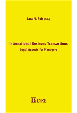 International Business Transactions von Pair,  Lara M.
