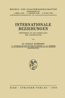 Internationale Beziehungen von Blühdorn,  Rudolf