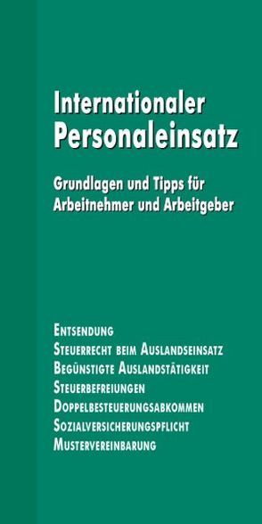 Internationaler Personaleinsatz von Weissensteiner,  Silke