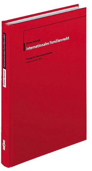 Internationales Familienrecht von Henrich,  Dieter