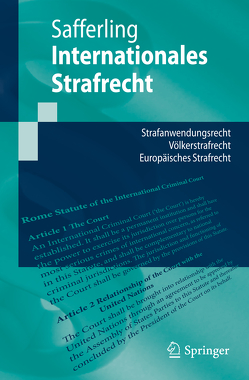 Internationales Strafrecht von Safferling,  Christoph