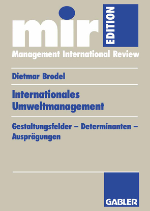 Internationales Umweltmanagement von Brodel,  Dietmar