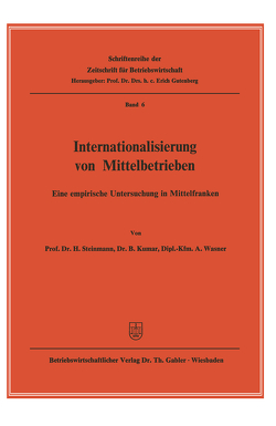 Internationalisierung von Mittelbetrieben von Kumar,  B., Steinmann,  H., Wasner,  A.