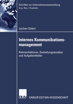 Internes Kommunikationsmanagement von Oelert,  Jochen