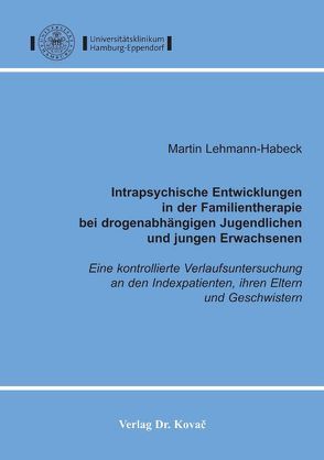 Intrapsychische Entwicklungen in der Familientherapie bei drogenabhängigen Jugendlichen und jungen Erwachsenen von Lehmann-Habeck,  Martin