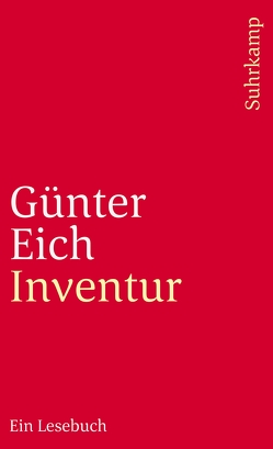 Inventur von Eich,  Günter, Müller-Hanpft,  Susanne