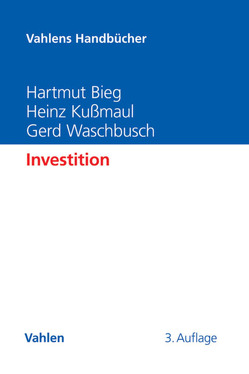 Investition von Bieg,  Hartmut, Kußmaul,  Heinz, Waschbusch,  Gerd