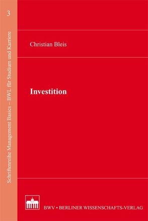 Investition von Bleis,  Christian