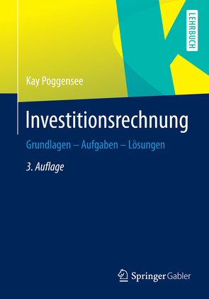 Investitionsrechnung von Poggensee,  Kay