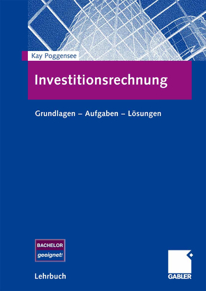 Investitionsrechnung von Poggensee,  Kay