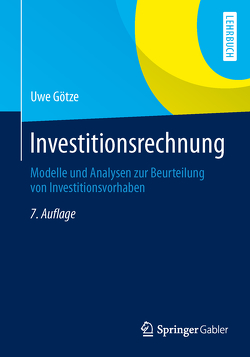 Investitionsrechnung von Götze,  Uwe