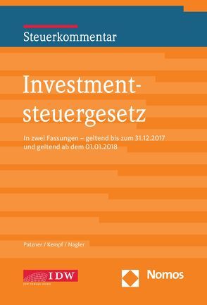 Investmentsteuergesetz von Kempf, Nagler, Patzner