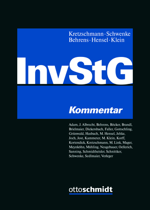 Investmentsteuergesetz von Adam,  Sebastian, Albrecht,  Julian, Behrens,  Stefan, Böcker,  Thomas, Brandl,  Harald, Brielmaier,  Bernhard, Dickersbach,  Wolfram, Faller,  Patrick, Gebhardt,  Klaus-Lorenz, Gottschling,  Carolin, Grünwald,  Ulrich, Hasbach,  Alexander, Hensel,  Matthias, Jehke,  Christian, Joch,  Oliver F., Jost,  Philipp, Kammeter,  Susann, Klein,  Martin, Korff,  Matthias, Kortendick,  Andreas, Kretzschmann,  Jens, Kretzschmann/Schwenke/Behrens/Hensel/Klein, Link,  Mathias, Mager,  Martin, Meynköhn,  Mascha, Mühling,  Moritz Johannes, Neugebauer,  Jan, Oellerich,  Ingo, Sanning,  Dajo, Schmidtheisler,  Matthias, Schnittker,  Helder, Schwenke,  Michael, Sedlmaier,  Holger, Verleger,  Tina