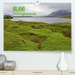 Irland – Irische Segenswünsche (Premium, hochwertiger DIN A2 Wandkalender 2022, Kunstdruck in Hochglanz) von Bönner,  Marion