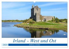 Irland – West und Ost (Wandkalender 2024 DIN A2 quer), CALVENDO Monatskalender von Jordan,  Andreas