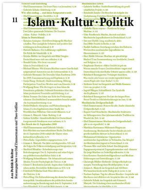 Islam ∙ Kultur ∙ Politik von Amirpur,  Katajun, Grätz,  Ronald, Hahn,  Olaf, Klug,  Petra, Mazyek,  Aiman A., Münkler,  Herfried, Schulz,  Gabriele, Zimmermann,  Olaf