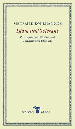 Islam und Toleranz von Hamilton,  Anne, Kohlhammer,  Siegfried