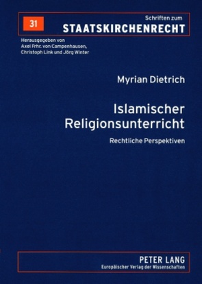 Islamischer Religionsunterricht von Dietrich,  Myrian