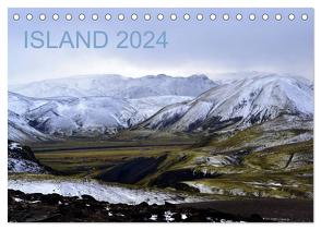 Island 2024 (Tischkalender 2024 DIN A5 quer), CALVENDO Monatskalender von Schellnegger,  Iwona